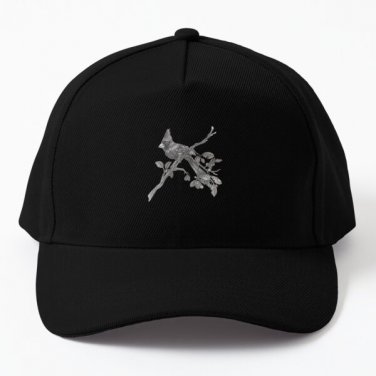 The Cardinal Baseball Cap Casquette Hat Snapback Women Black