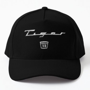 Sunbeam Alpine Tiger V8 Vintage Car Logo Baseball Cap Hat Black Hip Hop Czapka Fish