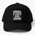 Straight Outta Ava Adams Black And White Baseball Cap Hat Snapback Casquette Czapka Black
