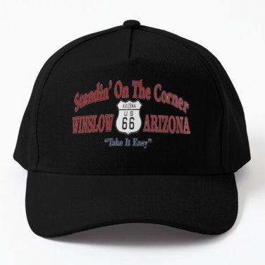 Standing On The Corner In Winslow Arizon Baseball Cap Hat Czapka Casquette Hip Hop Black
