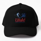 Ski Utah Greatest Snow On Earth Baseball Cap Hat Black Snapback Casquette Printed Czapka