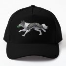 Running Blue Merle Border Collie With Fr Baseball Cap Hat Czapka Hip Hop Casquette