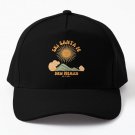 Retro Sixties Ski Santa Fe New Mexico Baseball Cap Hat Czapka Black Snapback Casquette
