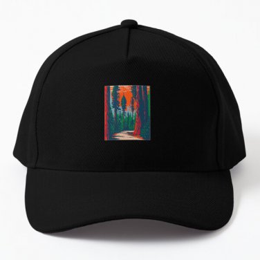 Redwood National Park Redwood Trees Baseball Cap Hat Casquette Black