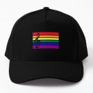 Rainbow Treble Clef Baseball Cap Casquette Hat Women Black Snapback