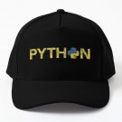 Python Programmer Retro Style Baseball Cap Hat Snapback Black Casquette Women