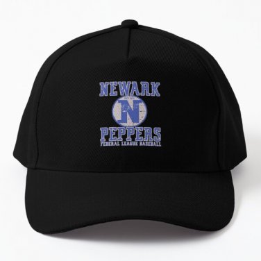 Newark Peppers Defunct Team Baseball Cap Casquette Hat Women Black