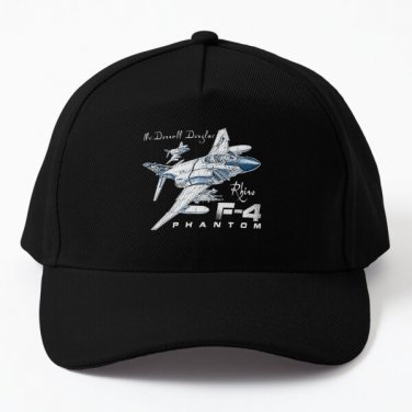 Mcdonnel Douglas F 4 Phantom Fighterjet Baseball Cap Hat Hip Hop Czapka Snapback Printed
