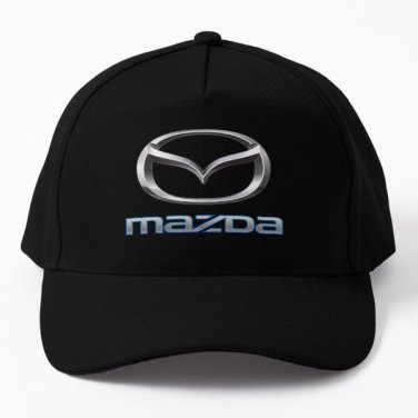 Mazda Logo Baseball Cap Hat Black Hip Hop Printed Casquette Snapback