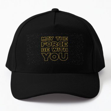 May The Force Be With You Baseball Cap Hat Casquette Czapka Black