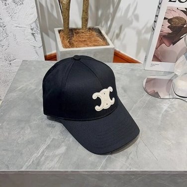 New black Celine hat