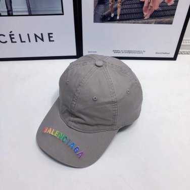 balenciaga 529192310 cap black white classic baseball cap with balenciaga embroidered logo b990057