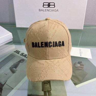 balenciaga 529192310 cap black white classic baseball cap with balenciaga embroidered logo b990060