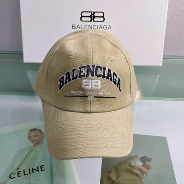 balenciaga 529192310 cap black white classic baseball cap with balenciaga embroidered logo b990068