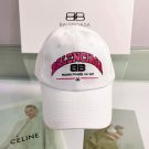 balenciaga 529192310 cap black white classic baseball cap with balenciaga embroidered logo b990070