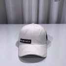 balenciaga 529192310 cap black white classic baseball cap with balenciaga embroidered logo b990073