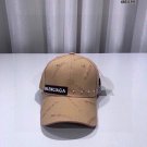 balenciaga 529192310 cap black white classic baseball cap with balenciaga embroidered logo b990075