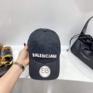balenciaga 529192310 cap black white classic baseball cap with balenciaga embroidered logo b990078