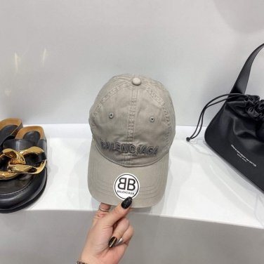 balenciaga 529192310 cap black white classic baseball cap with balenciaga embroidered logo b990079