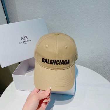 balenciaga 529192310 cap black white classic baseball cap with balenciaga embroidered logo b990101