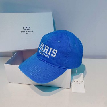balenciaga 529192310 cap black white classic baseball cap with balenciaga embroidered logo b990103