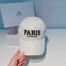 balenciaga 529192310 cap black white classic baseball cap with balenciaga embroidered logo b990108