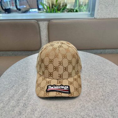 balenciaga 529192310 cap black white classic baseball cap with balenciaga embroidered logo b990110