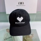 balenciaga 529192310 cap black white classic baseball cap with balenciaga embroidered logo b990114