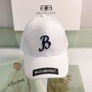 balenciaga 529192310 cap black white classic baseball cap with balenciaga embroidered logo b990119