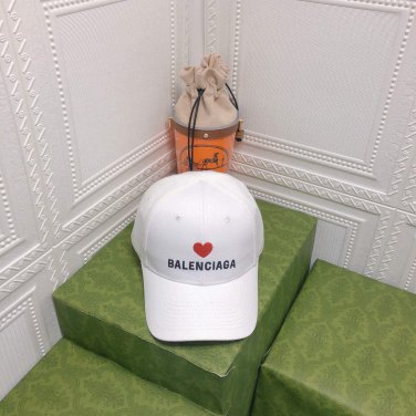 balenciaga 529192310 cap black white classic baseball cap with balenciaga embroidered logo b990123