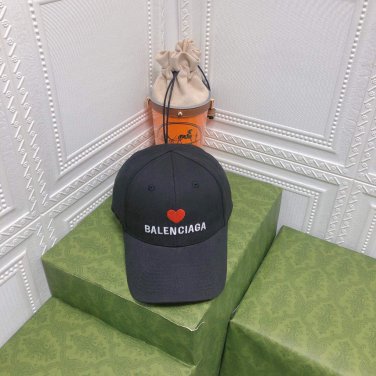 balenciaga 529192310 cap black white classic baseball cap with balenciaga embroidered logo b990124