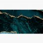 Amazing Blue and Teal Faux Malachite Marble Cap
