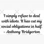 Anthony Bridgerton Cap