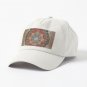 Antique Floral Persian Carpet Print Cap
