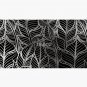 Art Deco (Faux) Silver And Black Leaf Pattern Cap