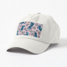 Asian tigers and tropical leaves Cap