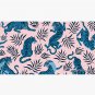 Asian tigers and tropical leaves Cap