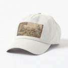 Aubusson  Antique French Tapestry Print Cap