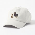 Australian Kelpie - Cute Tan and Black Dog Illustration Pattern  Cap