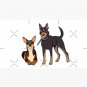 Australian Kelpie - Cute Tan and Black Dog Illustration Pattern  Cap