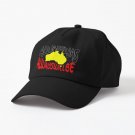 Authentic Aboriginal Art - Always was Always will Be with Map Cap