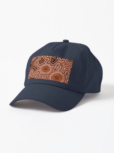 Authentic Aboriginal Art - Pathways - Authentic Design Cap