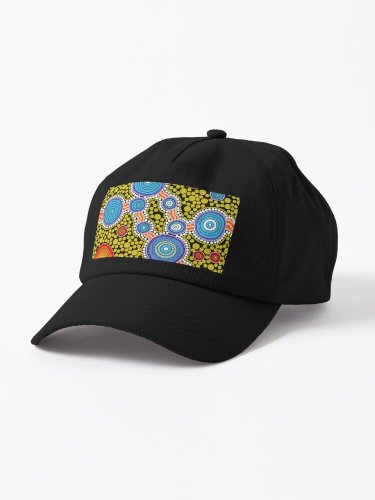 Authentic Aboriginal Art - The Journey Cap