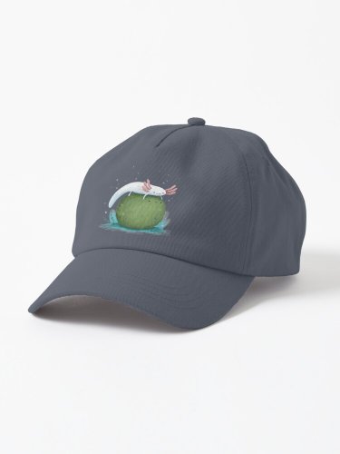 Axolotl on a Mossball Cap
