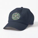 Bamboo, Birds and Blossom - dark teal Cap