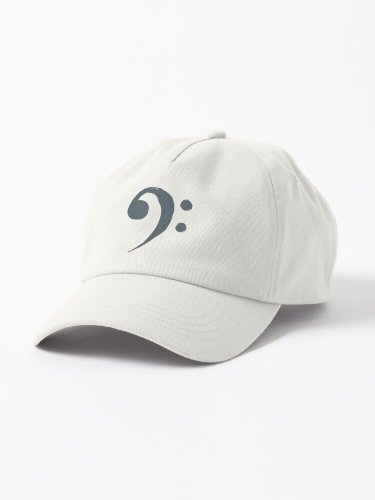 Bass Clef Music Note Aesthetic Cap