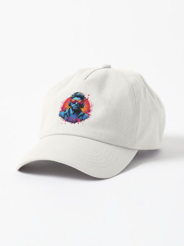 Beard men design  Cap