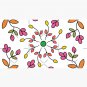 Beautiful floral seamless pattern design Cap