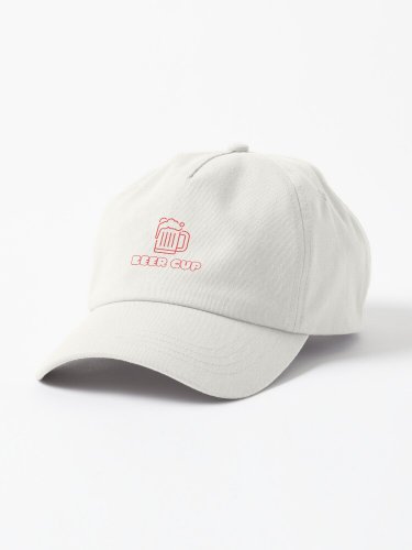 Beer cup red style Cap