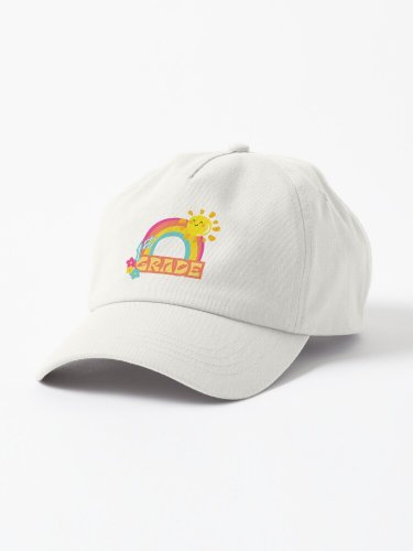 1st Grade Happy Rainbow Cap